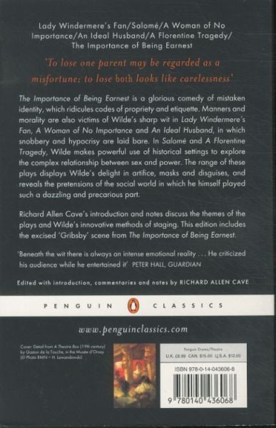 Produktbild: The Importance of Being Earnest and Other Plays