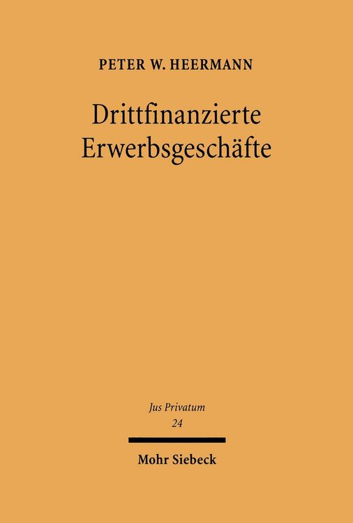 Produktbild: Drittfinanzierte Erwerbsgesch&auml;fte