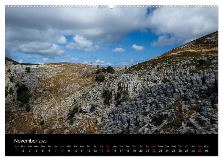 Produktbild: The Greek Island Of Ikaria (High Quality Premium Wall Calendar 2026 DIN A2 landscape),CALVENDO 12 Month Wall Calendar