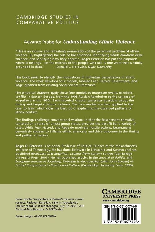 Produktbild: Understanding Ethnic Violence