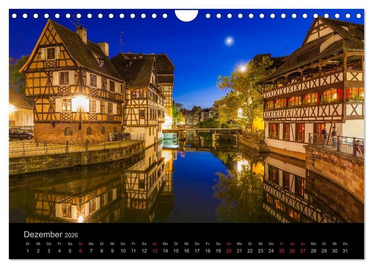 Produktbild: E L S A S S Impressionen (Wandkalender 2026 DIN A4 quer), CALVENDO Monatskalender