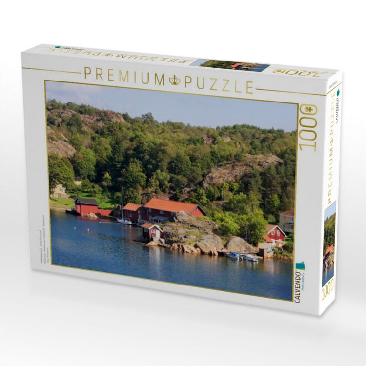 Produktbild: CALVENDO Puzzle Fiskeb&auml;ckskil - Getevikssund | 1000 Teile Lege-Gr&ouml;&szlig;e 64x48cm Foto-Puzzle f&uuml;r gl&uuml;ckliche Stunden