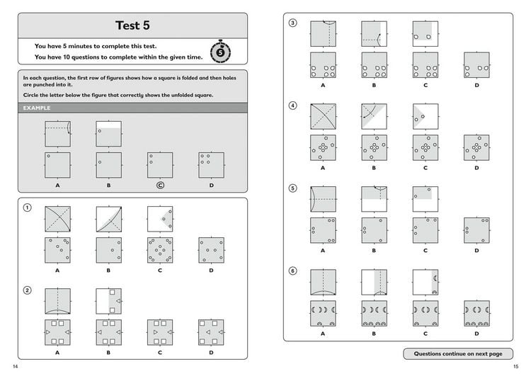 Produktbild: 11+ Spatial Reasoning Quick Practice Tests Age 10-11 (Year 6)