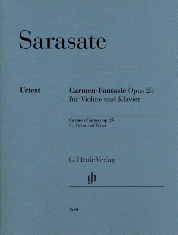 Produktbild: Pablo de Sarasate - Carmen-Fantasie op. 25 f&uuml;r Violine und Klavier