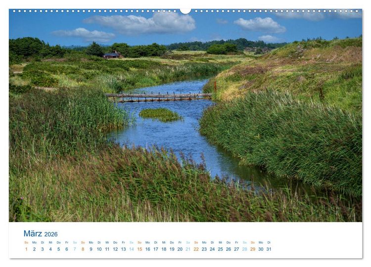 Produktbild: D&auml;nemarks Nordseek&uuml;ste - S&uuml;dj&uuml;tland (hochwertiger Premium Wandkalender 2026 DIN A2 quer), Kunstdruck in Hochglanz