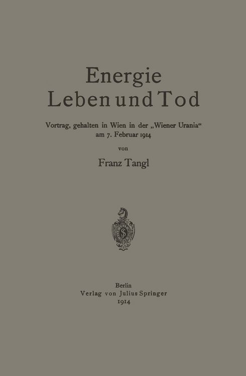 Produktbild: Energie Leben und Tod