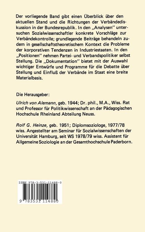 Produktbild: Verb&auml;nde und Staat