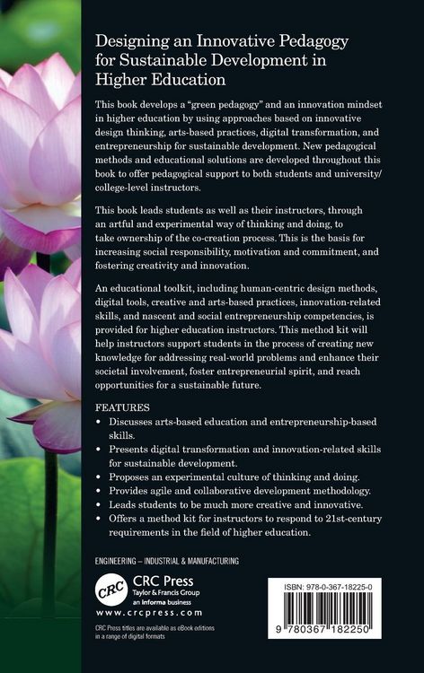 Produktbild: Designing an Innovative Pedagogy for Sustainable Development in Higher Education
