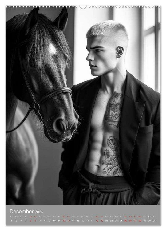 Produktbild: Riders of desire (Wall Calendar 2026 DIN A2 portrait), CALVENDO 12 Month Wall Calendar