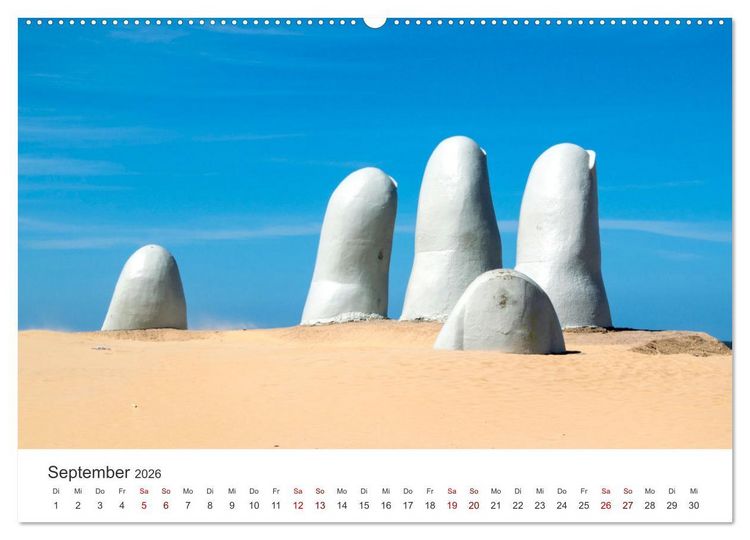 Produktbild: Uruguay - Tango, Strand und Natur. (hochwertiger Premium Wandkalender 2026 DIN A2 quer), Kunstdruck in Hochglanz