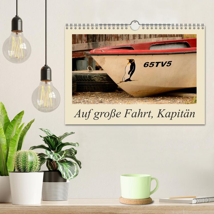 Produktbild: Auf gro&szlig;e Fahrt, Kapit&auml;n (Wandkalender 2026 DIN A4 quer), CALVENDO Monatskalender