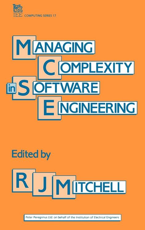 Produktbild: Managing Complexity in Software Engineering