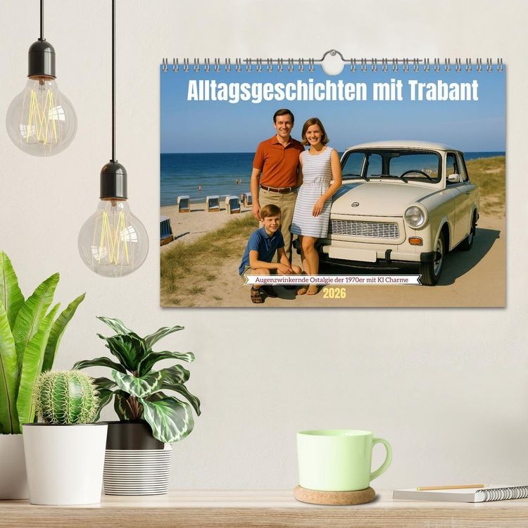 Produktbild: Alltagsgeschichten mit Trabant (Wandkalender 2026 DIN A4 quer), CALVENDO Monatskalender