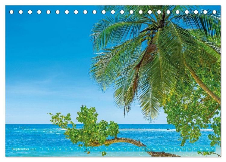 Produktbild: Die Malediven: Fluchtpunkt Sehnsucht (Tischkalender 2027 DIN A5 quer), CALVENDO Monatskalender