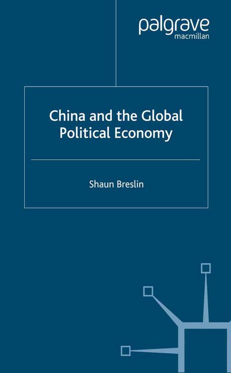Produktbild: China and the Global Political Economy