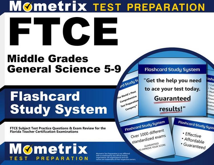 Produktbild: FTCE Middle Grades General Science 5-9 Flashcard Study System