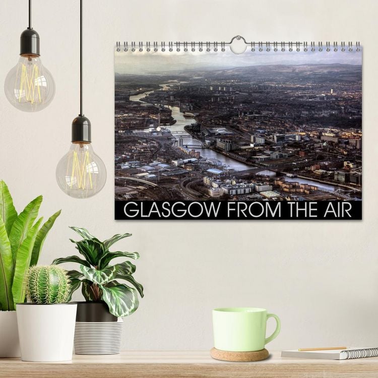 Produktbild: Glasgow from the Air (Wall Calendar 2026 DIN A4 landscape), CALVENDO 12 Month Wall Calendar