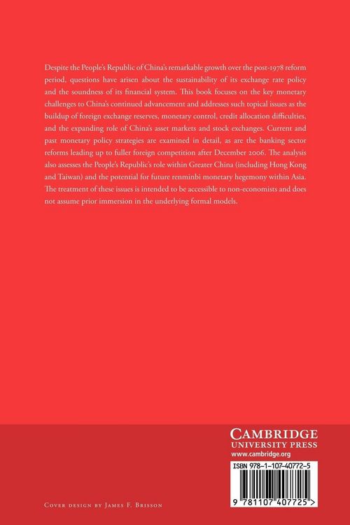 Produktbild: China's Monetary Challenges