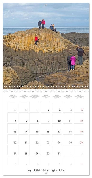 Produktbild: Places to visit in Ireland (Wall Calendar 2026 12 &times; 12 Inch) CALVENDO 12 Month Wall Calendar