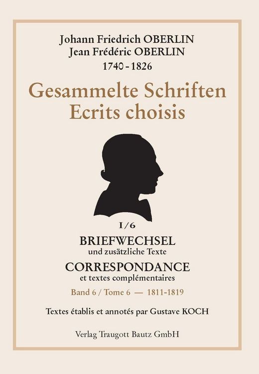 Produktbild: Johann Friedrich Oberlin 1740-1826 Gesammelte Schriften