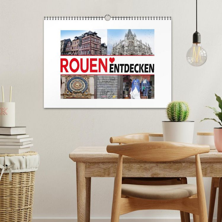 Produktbild: Rouen entdecken (Wandkalender 2026 DIN A3 quer), CALVENDO Monatskalender