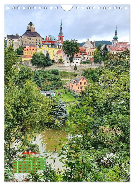 Produktbild: Loket - Idyllisches St&auml;dtchen in Tschechien (Wandkalender 2026 DIN A4 hoch), CALVENDO Monatskalender