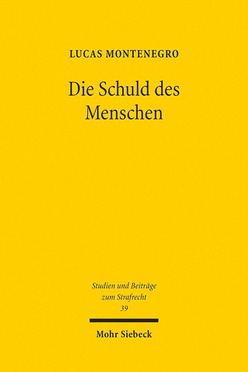 Produktbild: Die Schuld des Menschen