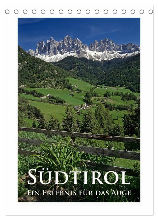 Produktbild: S&uuml;dtirol - Ein Erlebnis f&uuml;r das Auge (Tischkalender 2026 DIN A5 hoch), CALVENDO Monatskalender
