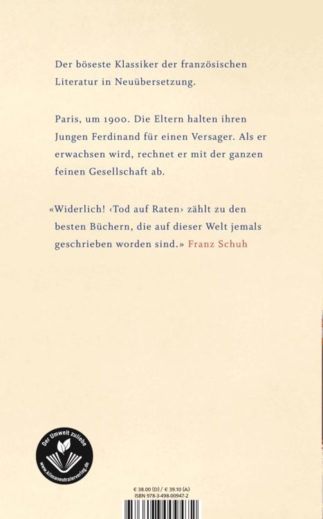Produktbild: Tod auf Raten