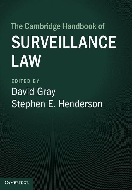 Produktbild: Cambridge Handbook of Surveillance Law