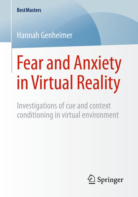 Produktbild: Fear and Anxiety in Virtual Reality