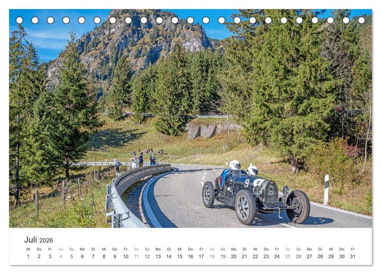 Produktbild: Faszination Jochpassrennen (Tischkalender 2026 DIN A5 quer), CALVENDO Monatskalender
