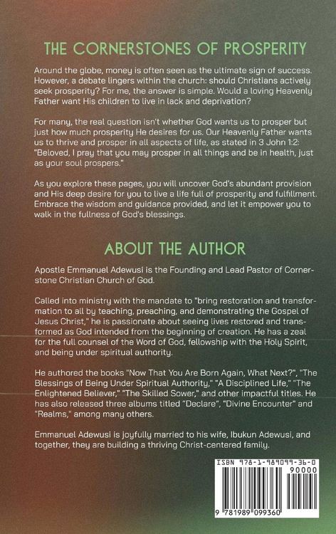 Produktbild: The Cornerstones of Prosperity