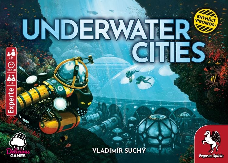 Produktbild: Pegasus 51905G - Underwater Cities, Kennerspiel, Brettspiel