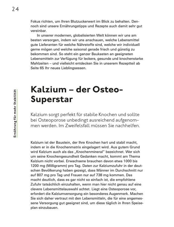 Produktbild: Ern&auml;hrung f&uuml;r starke Knochen gegen Osteoporose