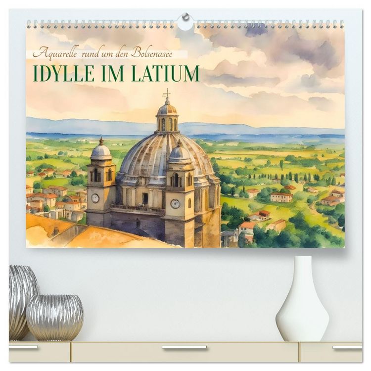 Produktbild: Idylle im Latium (hochwertiger Premium Wandkalender 2026 DIN A2 quer), Kunstdruck in Hochglanz