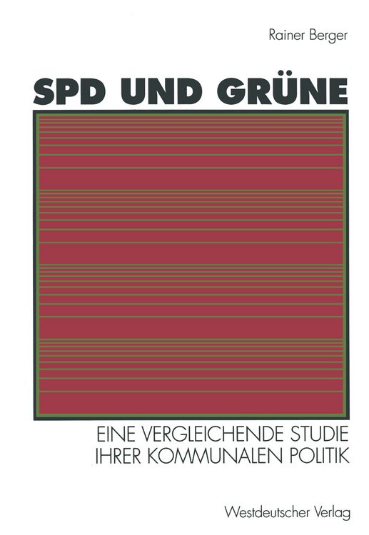 Produktbild: SPD und Gr&uuml;ne