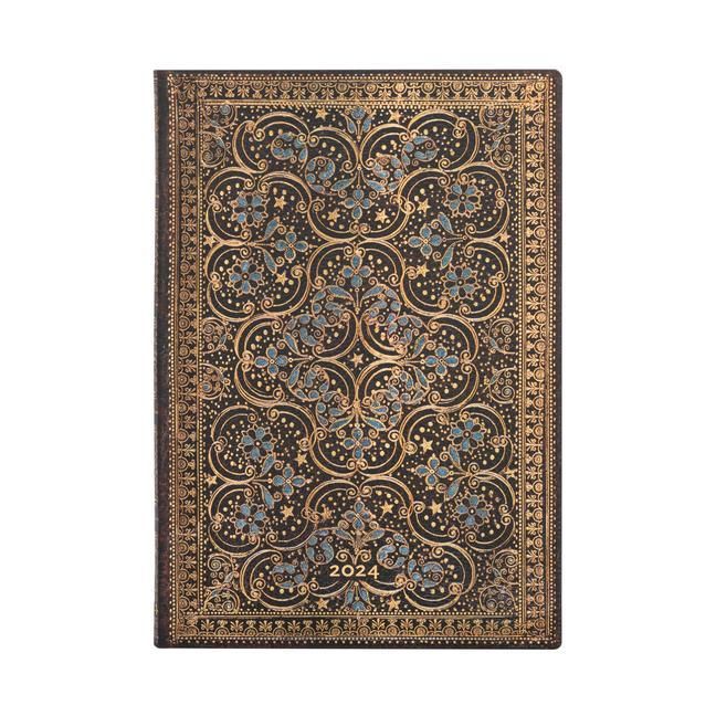 Produktbild: Paperblanks 2024 Restoration the Queen's Binding 12-Month Fl