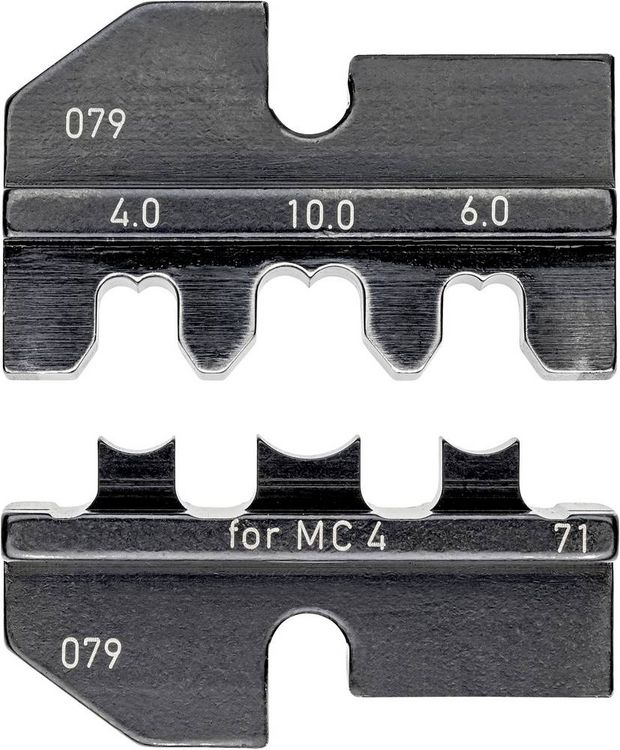 Produktbild: Knipex 97 49 71 Crimpeinsatz Solar-Steckverbinder geeignet f&uuml;r MC4 4 bis 10 mm&sup2; Passend f&uuml;r Marke (Zangen) Knipex 97 43 200, 97 43 E, 97 43 E AU