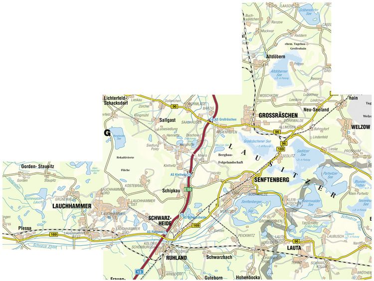Produktbild: Senftenberger See und Umgebung 1 : 50 000