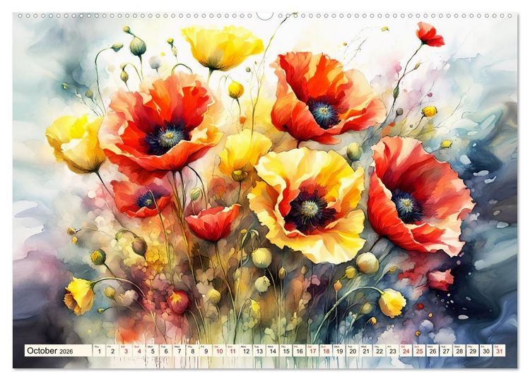 Produktbild: Blossom joy (Wall Calendar 2026 DIN A2 landscape), CALVENDO 12 Month Wall Calendar