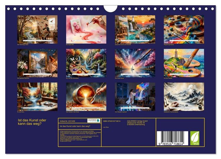 Produktbild: Ist das Kunst oder kann das weg? (Wandkalender 2026 DIN A4 quer), CALVENDO Monatskalender