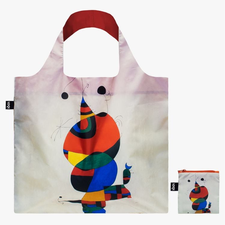 Produktbild: JOAN MIRO Frau, Vogel und Stern Recycelte Tasche
