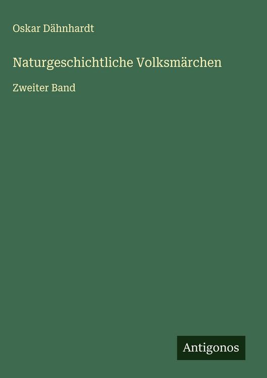 Produktbild: Naturgeschichtliche Volksm&auml;rchen