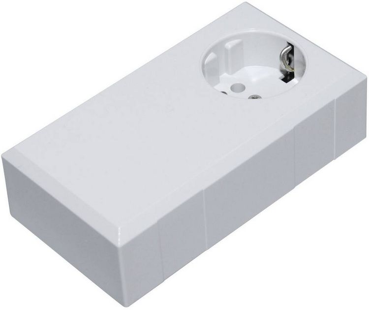 Produktbild: TRU COMPONENTS ESO 1250 E Stecker-Geh&auml;use 125 x 67 x 50 Polycarbonat, ABS Lichtgrau 1St.