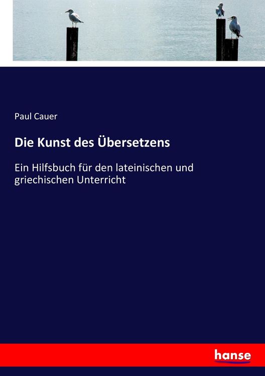 Produktbild: Die Kunst des &Uuml;bersetzens