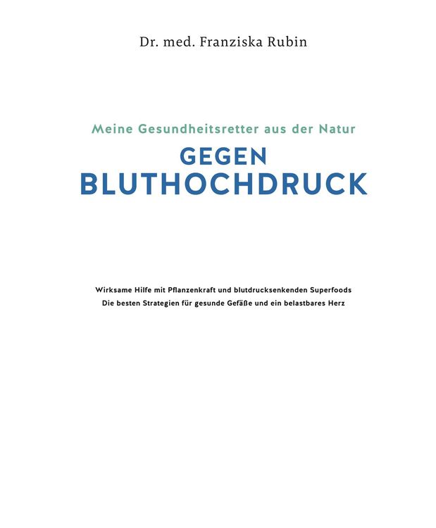 Produktbild: Meine Gesundheitsretter aus der Natur gegen Bluthochdruck