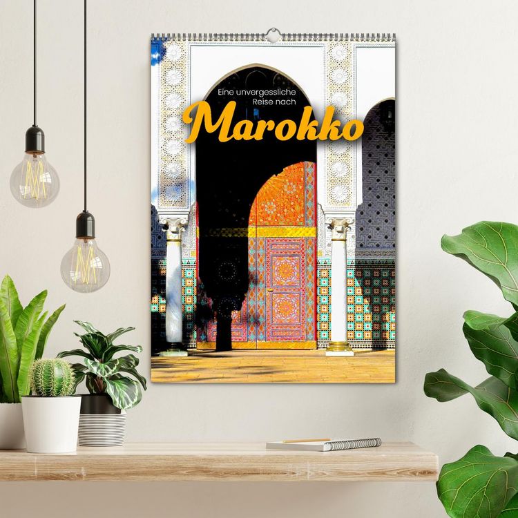Produktbild: Eine unvergessliche Reise nach Marokko (Wandkalender 2026 DIN A2 hoch), CALVENDO Monatskalender