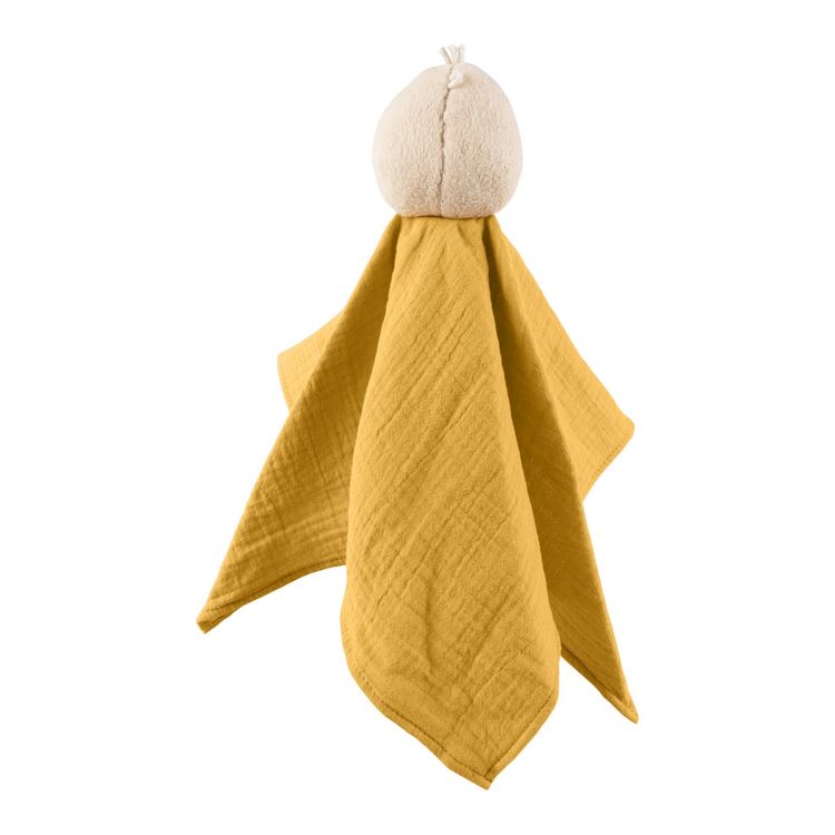 Produktbild: Sigikid 31258 - Baby Schnuffeltuch Ente, wei&szlig;/gelb, Baumwoll-Musselin, sigibaby