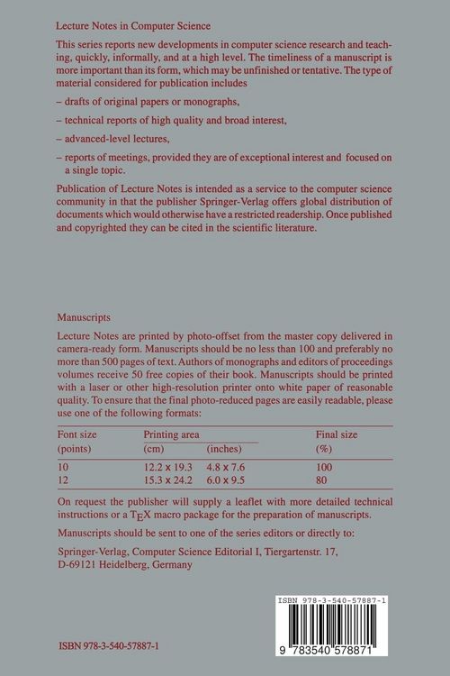 Produktbild: Theoretical Aspects of Computer Software